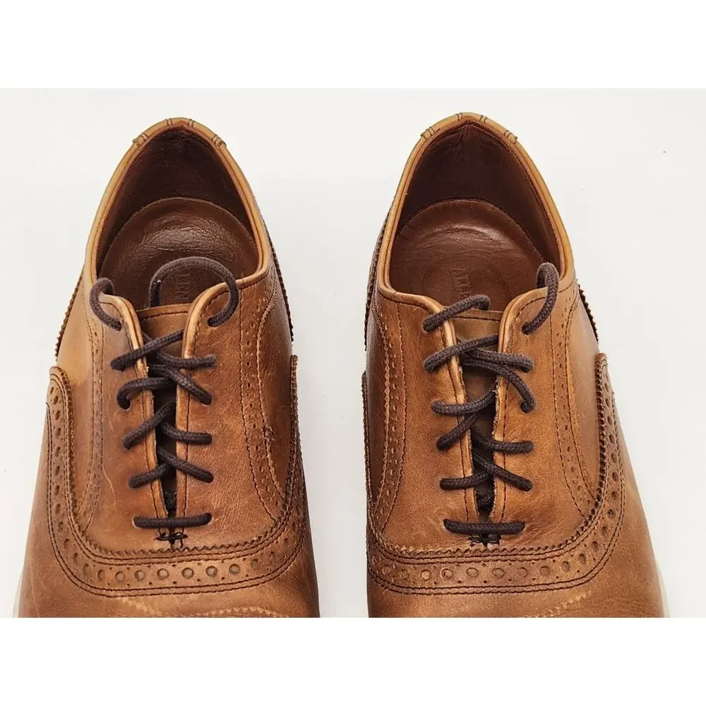 Allen Edmonds Strand Leather Sneakers, Walnut, Men's 8.5E